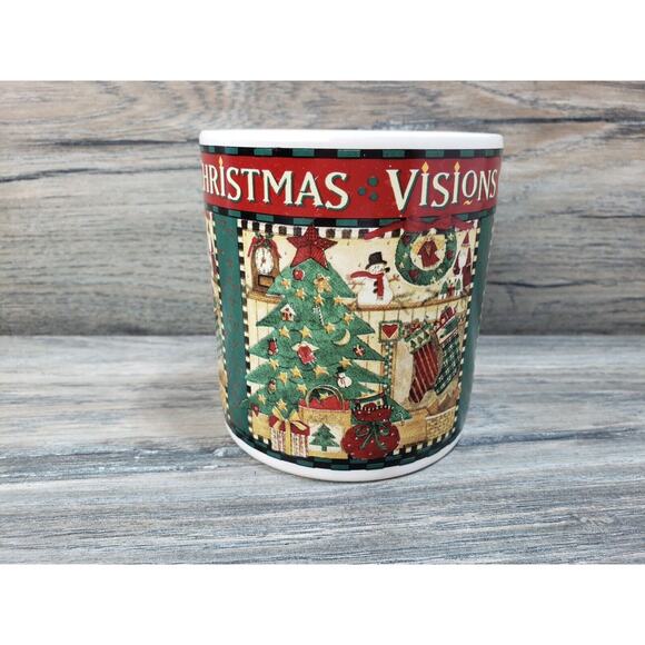 Debbie Mumm Vision of Christmas Coffee Mug Cup by Sakura 1996 - Picture 2 of 8